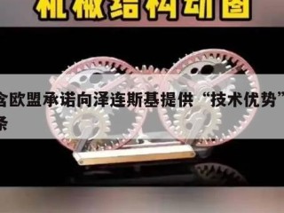 包含欧盟承诺向泽连斯基提供“技术优势”的词条